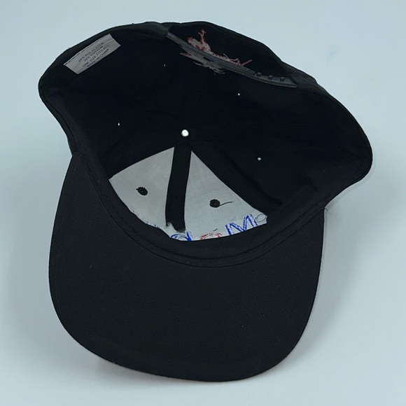 Vintage 80s 90s Mobil 1 Racing JEREMY MAYFIELD Adjustable AUTO Snapback Hat - Picture 6 of 7